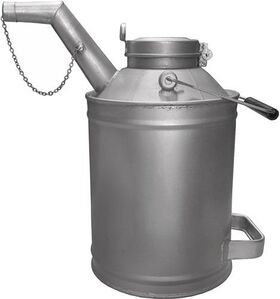 Ölvorratskanne VKV 5000, Metall, verzinkt 5,0 l Samoa Hallbauer