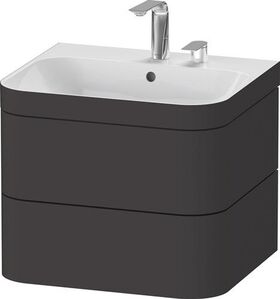 Duravit WTU HAPPY D.2 PLUS 575x490mm m UB 2 HL graphit supermatt