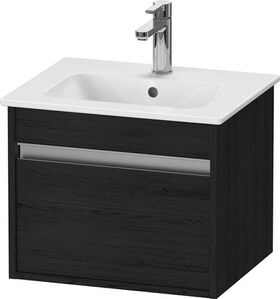Duravit Waschtischunterbau Ketho Compact 410x500x412mm, 1 Auszug eiche schwarz