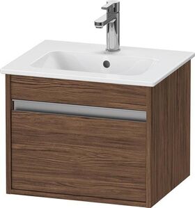 Duravit Waschtischunterbau Ketho Compact 410x500x412mm, 1 Auszug nussbaum dunkel