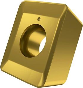 Fräswendeschneidplatte ISO LNET 160616SR-R:M8340 D.5,9mm PVD beschichtet Gold - VPE: 10