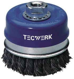 Topfbürste D.80mm Drahtstärke 0,5mm STA 8500min-¹ TECWERK