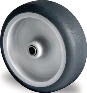Ersatzrad D.75mm Trgf.75kg TPE grau Achs-D.6mm Nabenl.28mm PROMAT