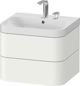 Duravit WTU HAPPY D.2 PLUS 575x490mm m UB 2 HL weiß seidenmatt