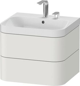 Duravit WTU HAPPY D.2 PLUS 575x490mm m UB 2 HL No weiß seidenmatt