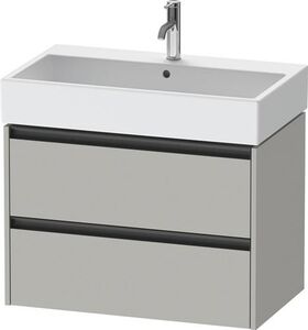 Duravit Waschtischunterbau Ketho.2 784x549x460mm betongrau matt