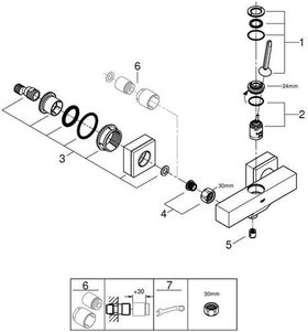 Grohe Einh.-Brauseb. EUROCUBE JOY 1/2Zoll chr