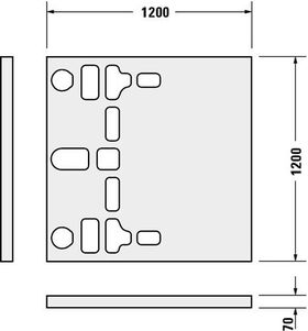 Duravit Duschwannenträger