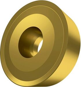 Drehwendeschneidplatte ISO RCMX 2507MOS-351:6640 D.7,2mm MT-CVD beschichtet Gold - VPE: 10