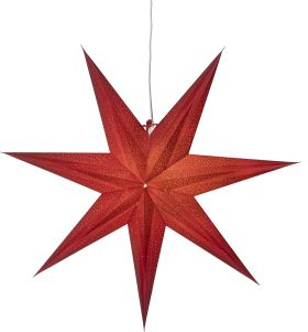 STAR TRADING  Papierstern Holly Ø60cm rot
