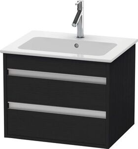 Duravit Waschtischunterbau KETHO 480x600x475mm eiche schwarz