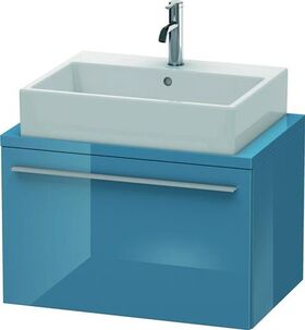 Duravit Konsolenunterschrank X-LARGE 440x700x478mm stone blue hochglanz