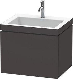 Duravit Waschtischunterbau L-CUBE m WT Vero Air 500x600x480mm 1 HL gra sma