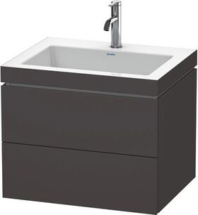 Duravit Waschtischunterbau L-CUBE m WT Vero Air 500x600x480mm 1 HL gra sma