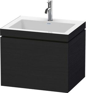 Duravit Waschtischunterbau L-CUBE m WT Vero Air 500x600x480mm 1 HL Ei sw