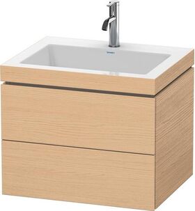 Duravit Waschtischunterbau L-CUBE m WT Vero Air 500x600x480mm 1 HL Ei na