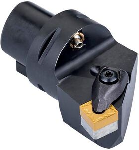 Klemmhalter ISO C4-DSKNL-27050-12 D.40mm m. Polygonkupplung Linkslauf