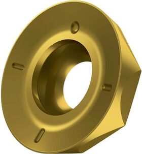 Fräswendeschneidplatte ISO RCMT 1606MOEN-F:M8330 D.5,5mm PVD beschichtet Gold - VPE: 10