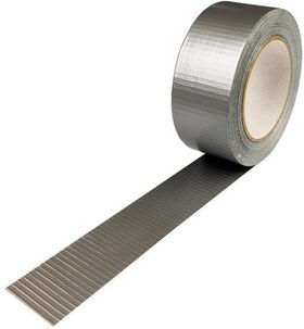 Gewebeband Breite 48mm Länge 50m PE-beschichtet silberfarben TRANSPAK - VPE: 24