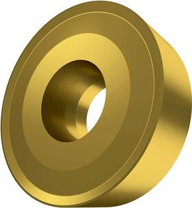 Drehwendeschneidplatte ISO RCMX 2006MOS-341:6640 D.6,5mm MT-CVD beschichtet Gold - VPE: 10