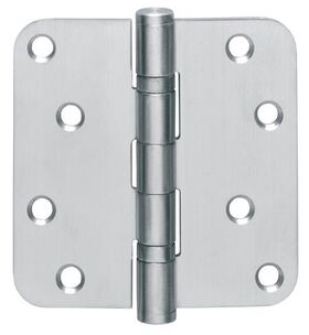 Kugellagertürscharnier VA rd 76x76mm DIN L/R ma ausziehb.Stift INTERSTEEL