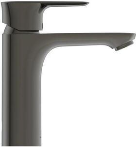 IDS Waschtischarmatur CONNECT AIR gründe ohne Ablaufgarnitur magnetic grey IDEAL STANDARD