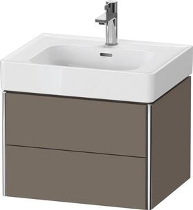 Duravit Waschtischunterbau XSQUARE 584x397x470mm fla gr sdm o ES