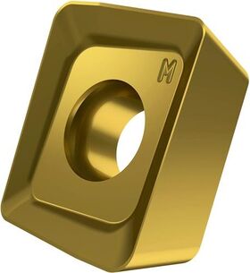 Fräswendeschneidplatte ISO LNET 160616SR-M:M8340 D.5,9mm PVD beschichtet Gold - VPE: 10