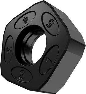 Fräswendeschneidplatte ISO PNMQ 1308DNSN:M8345 D. 10mm PVD beschichtet PRAMET - VPE: 5