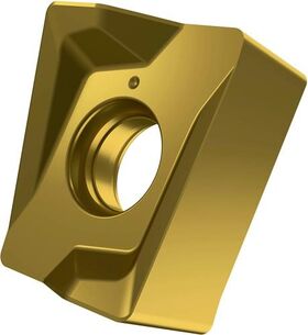 Fräswendeschneidplatte ISO LNGU 160708SR-M:M8340 D.5,7mm PVD beschichtet Gold - VPE: 10