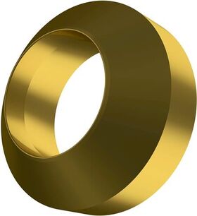 Scarfing-Schneidring ISO PSR2-R12:5040 Rohrinnen-D. 34mm MT-CVD beschichtet Gold - VPE: 10
