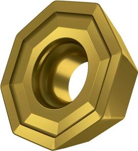 Fräswendeschneidplatte ISO ODMT 0504ZZN:M8340 D.4,4mm PVD beschichtet Farbe Gold - VPE: 10