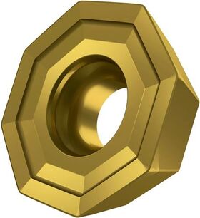 Fräswendeschneidplatte ISO ODMT 0605ZZN:M8330 D.5,5mm PVD beschichtet Farbe Gold - VPE: 10