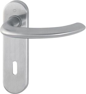 Kurzschildgarnitur Mar.E1138Z/353K VA F69 OB rd Drückergrt.HOPPE