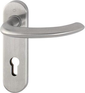 Kurzschildgarnitur Mar.E1138Z/353K VA F69 PZ rd Drückergrt.HOPPE