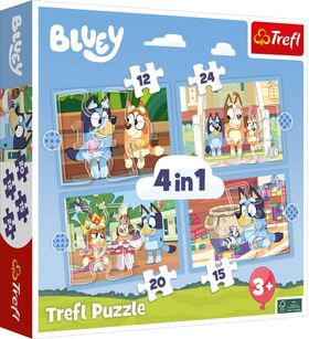 Bluey 4in1 Puzzle 12/15/20/24 Teile
