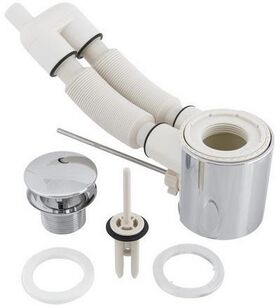 IDS Ablaufgarnitur SIMPLY U mit integr. Überlauf IDEAL FLOW IDEAL STANDARD