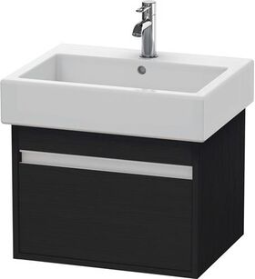 Duravit Waschtischunterbau KETHO 440x550x410mm eiche schwarz