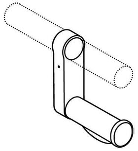 Hewi Aufrüstsatz SERIE 801 WC-Papierhalter maigrün