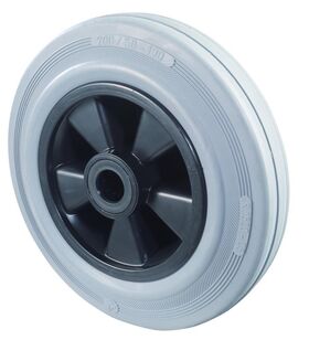 Gummirad, Ø 140 mm, Breite: 38 mm, 115 kg