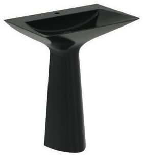 IDS Säulenwaschtisch TIPO-Z m ÜL 1 HL 740x470x900mm schwarz IDEAL STANDARD