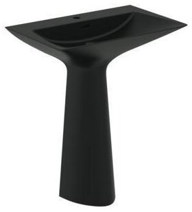 IDS Säulenwaschtisch TIPO-Z m ÜL 1 HL 740x470x900mm schwarz matt IDEAL STANDARD