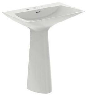 IDS Säulenwaschtisch TIPO-Z m ÜL 3 HL 740x470x900mm seidenweiß IDEAL STANDARD