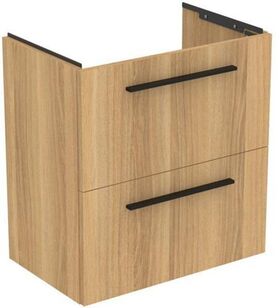 IDS Möbel-WT-Unterschrank i.life S 2 Auszüge 600x375x630mm Eiche Natur IDEAL STANDARD