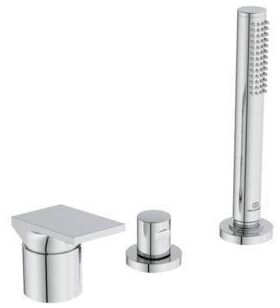IDS 3-Loch-Badearmatur EXTRA m Handbr o Wanneneinlauf chrom IDEAL STANDARD