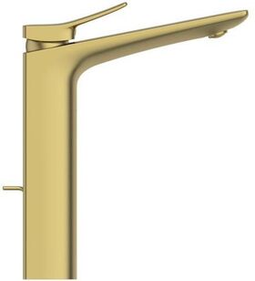 IDS Einhebel-Waschtischarmatur CHECK verl. So m Ablaufgarnitur brushed gold IDEAL STANDARD