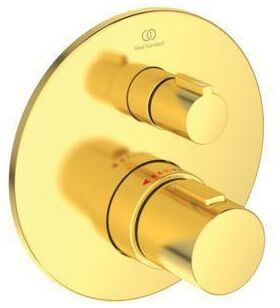 IDS Einzelthermostat CERATHERM T100 UP-Bausatz 2 brushed gold IDEAL STANDARD