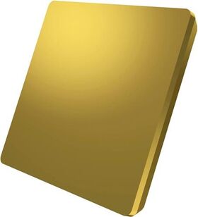 Fräswendeschneidplatte ISO SPGN 150412:M8330 Tiefe 13,5mm PVD beschichtet Gold - VPE: 10