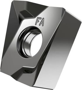 Fräswendeschneidplatte ISO LNGU 160708FR-FA:HF7 Bohrungs-D. 5,7mm Farbe Silber - VPE: 10