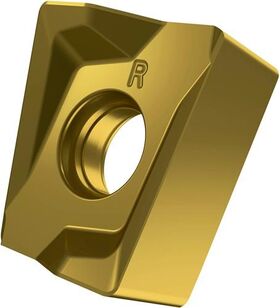 Fräswendeschneidplatte ISO LNMU 160716SR-R:M8330 D.5,7mm PVD beschichtet Gold - VPE: 10